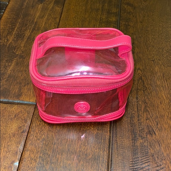 Tory Burch pink cosmetic case - Picture 2 of 9